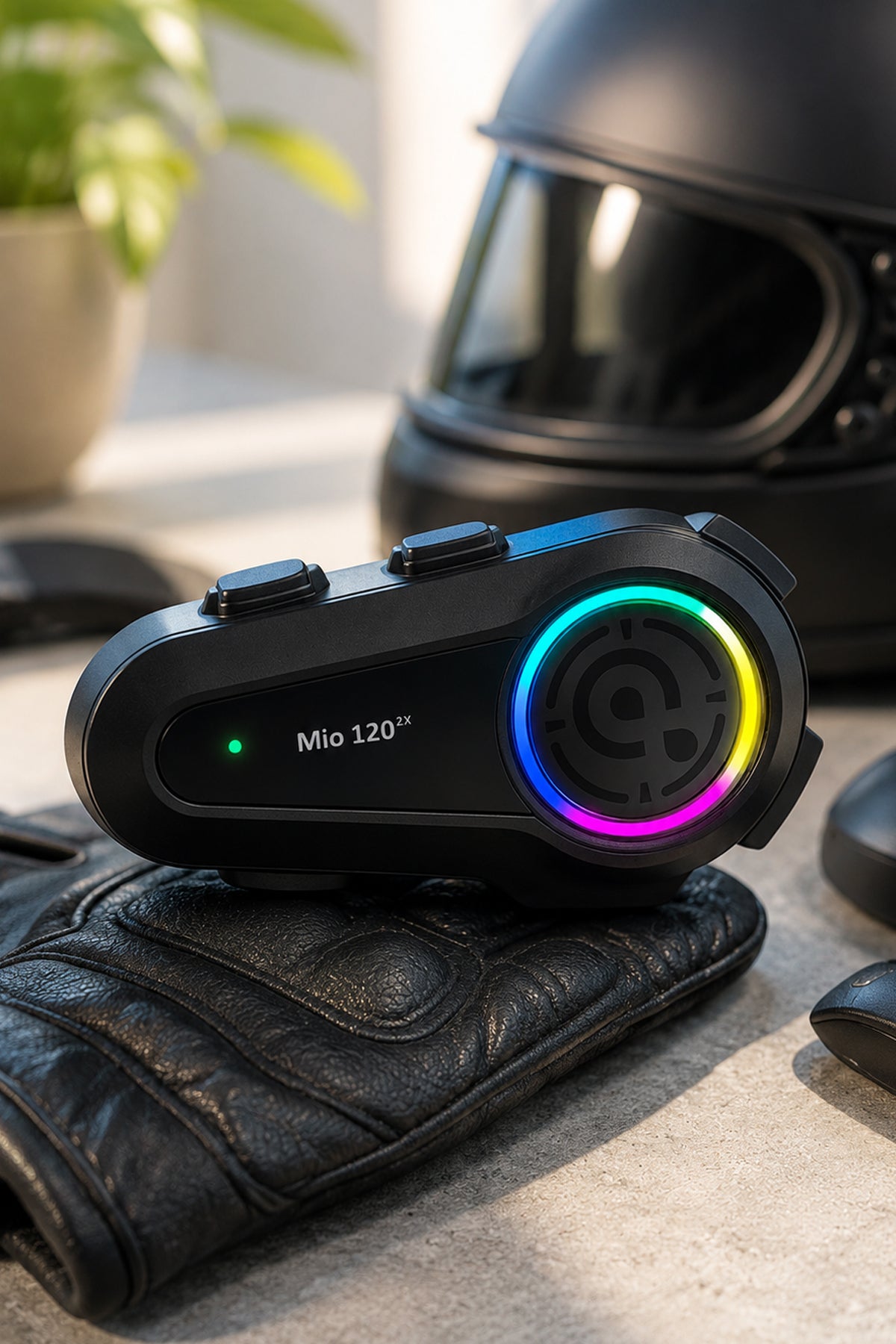 Mio 120 2x RGB İnterkom Kulaklık Siyah