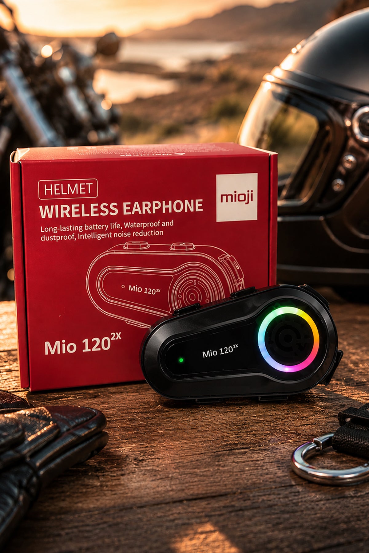 Mio 120 2x RGB İnterkom Kulaklık Siyah