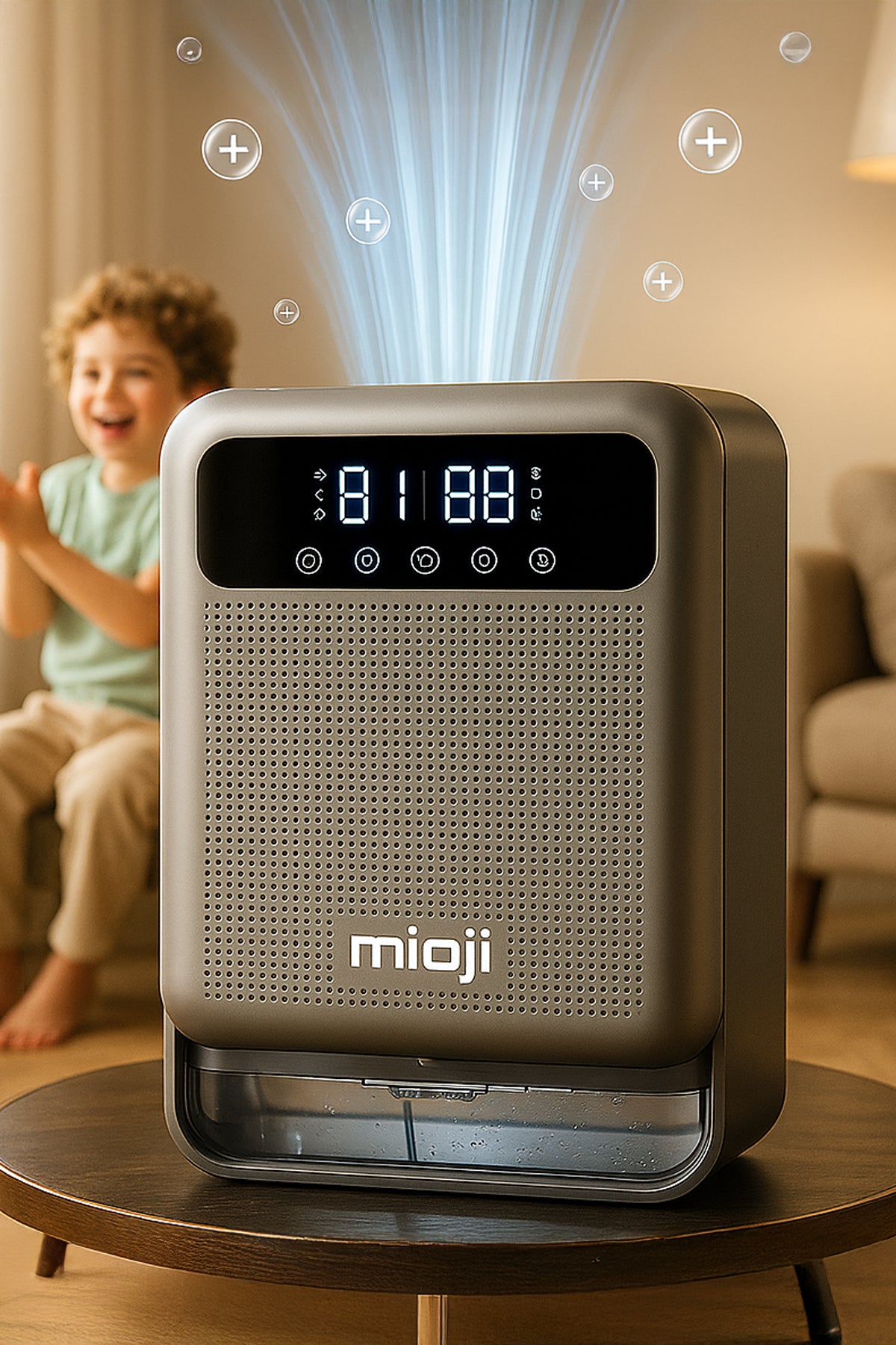 Mioji Mio 30NEC Pro Nem Alma ve İyon Hava Temizleme Cihazı Silver