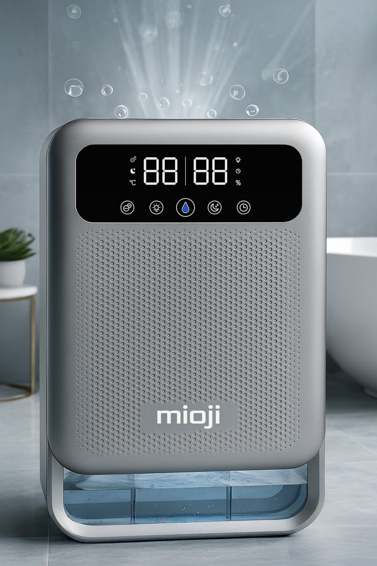 Mioji Mio 30NEC Pro Nem Alma ve İyon Hava Temizleme Cihazı Silver