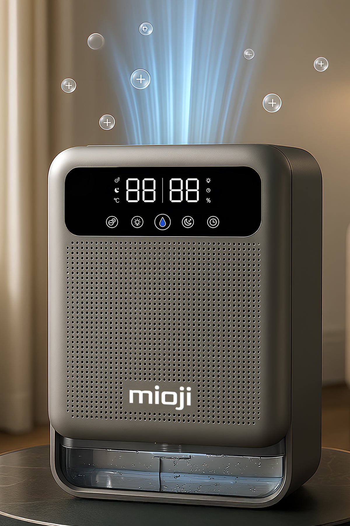 Mioji Mio 30NEC Pro Nem Alma ve İyon Hava Temizleme Cihazı Silver