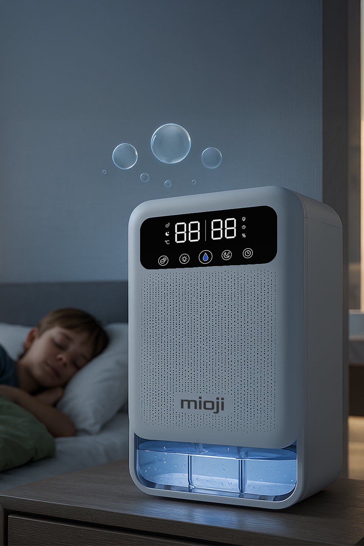 Mioji Mio 30NEC Pro Nem Alma ve İyon Hava Temizleme Cihazı Beyaz