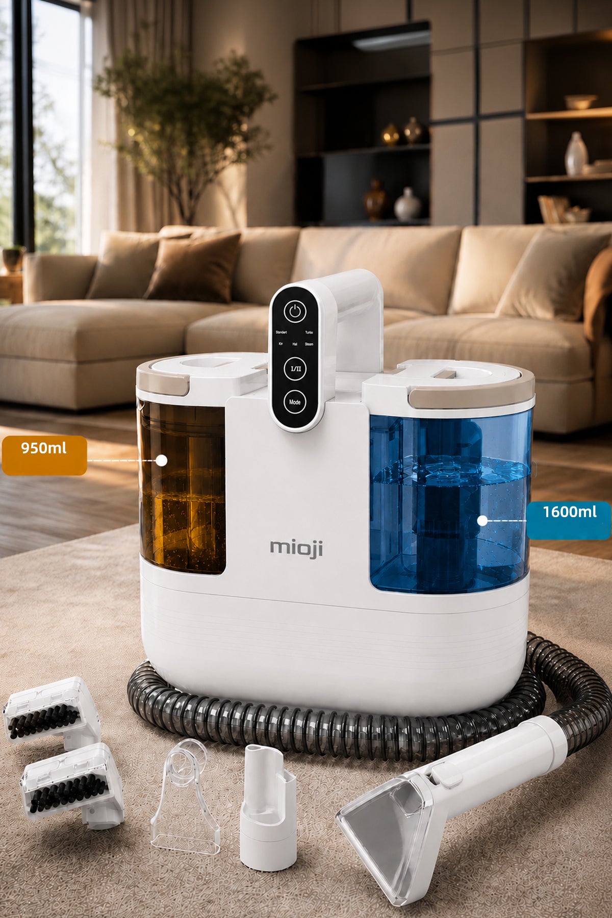 Mio CN10 Pro Buharlı Halı ve Koltuk Yıkama Makinesi