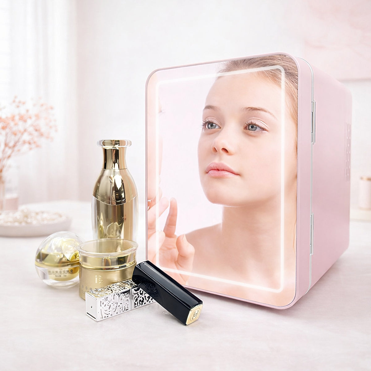 Mio 212 Kozmetik Dolabı Pembe