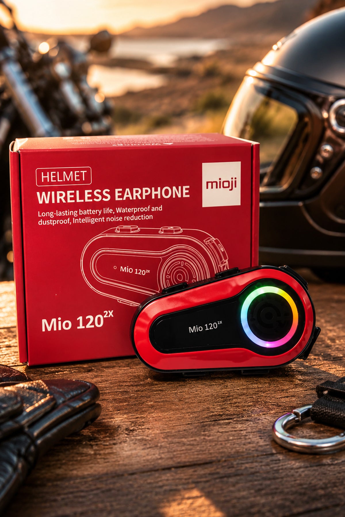 Mio 120 2x RGB İnterkom Kulaklık Turuncu