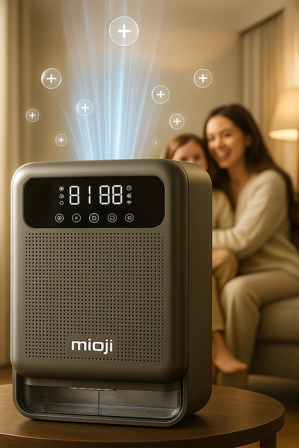 Mioji Mio 30NEC Pro Nem Alma ve İyon Hava Temizleme Cihazı Silver