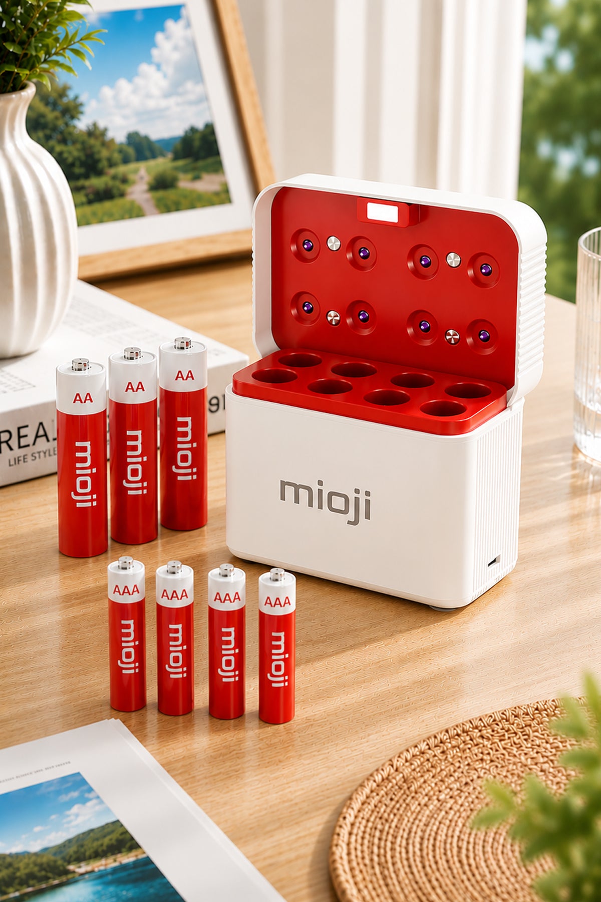 Mio BT12 Pil Şarj Cihazı Beyaz