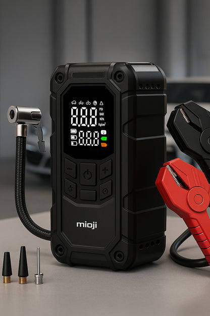 Mio D8H Plus 2000A 16000mAh Akü Takviye+Hava Pompası+LED Fener+Powerbank