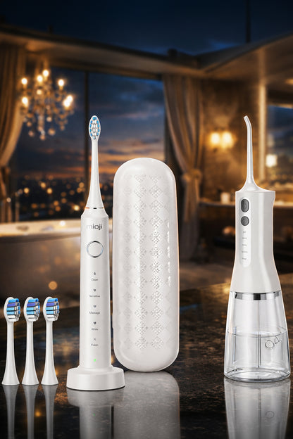 Mioji Oral B6 Care 4-in-1 Ağız Bakım Seti Beyaz