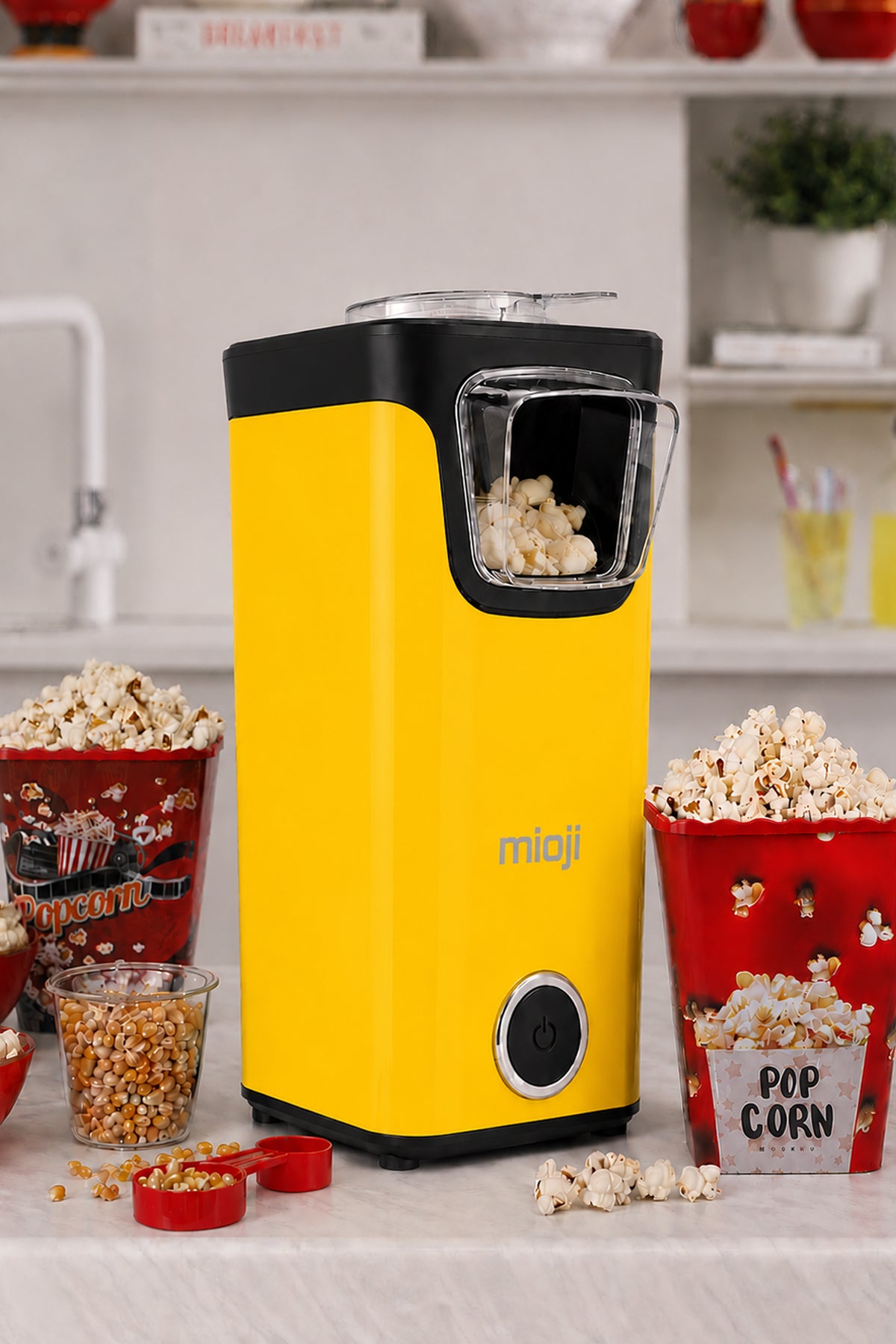 Mio POPX1 Mısır Patlatma Makinesi Sarı