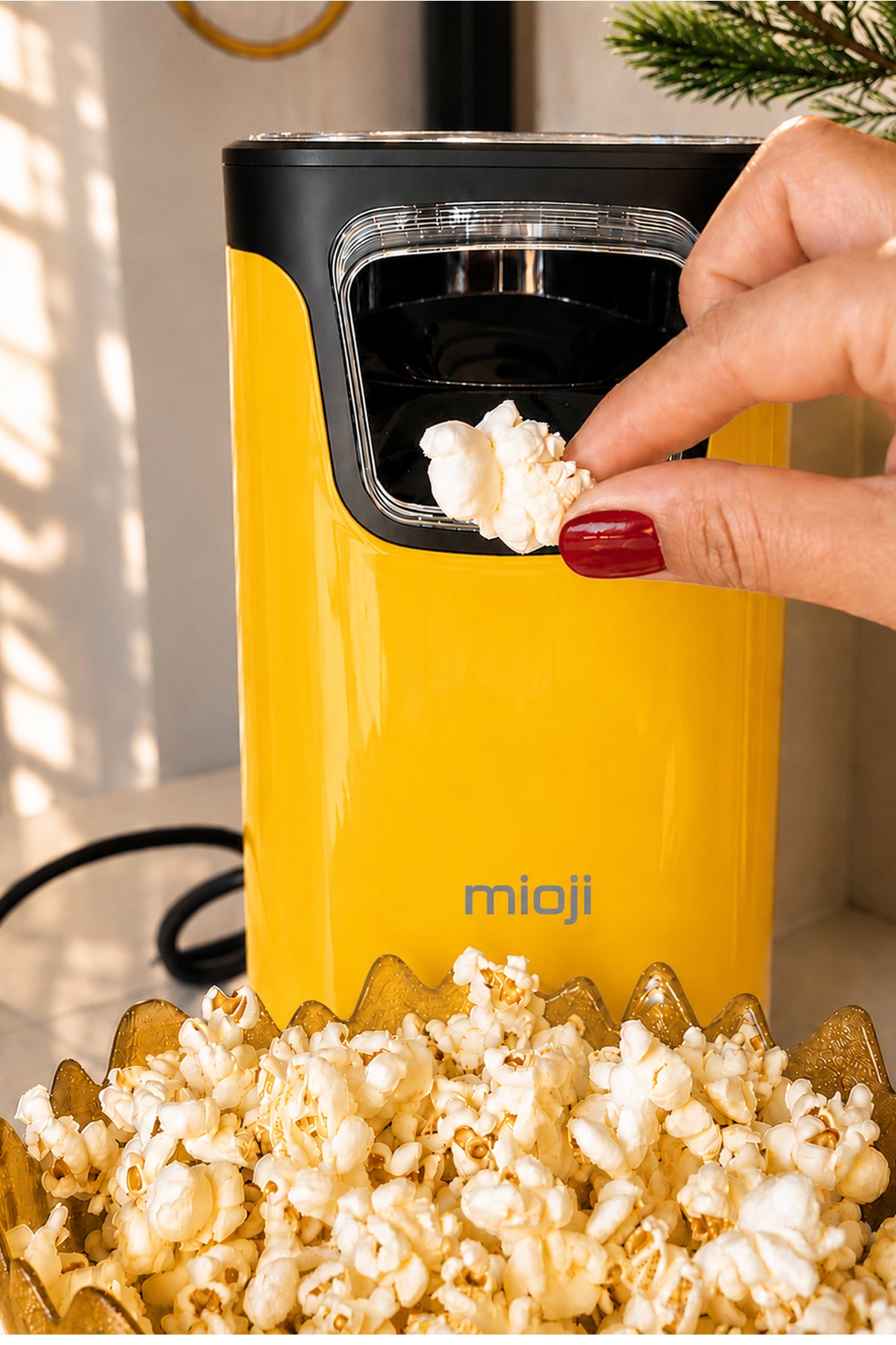 Mio POPX1 Mısır Patlatma Makinesi Sarı